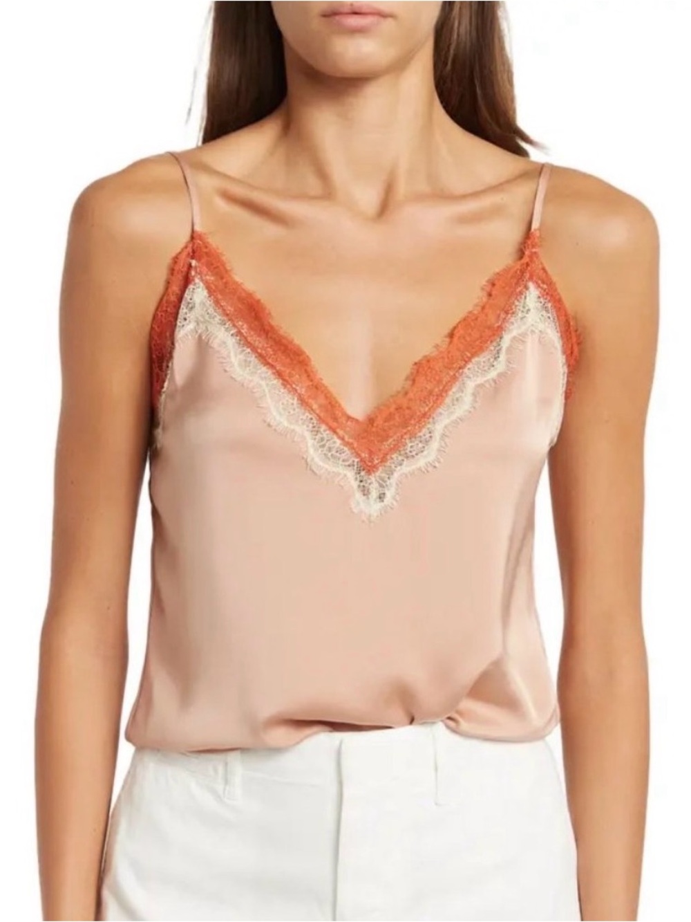 NWT Ramy Brook Perry Lace Trim Camisole